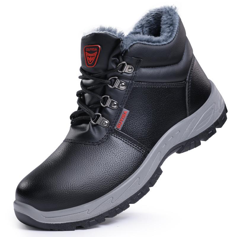 

Men s Safety Shoes Winter Boots Men Women Boots Anti-smash Thickened Warm Working Shoes Protection Breathable Work Shoes37-45 45