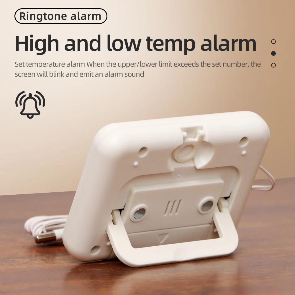TM-3000 Digital Thermometer Household Mini Temperature Controller Portable Refrigerator Detection Thermometer With Sensor