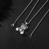 Bear Titanium Steel Necklace - Haha Rabbit Pendant - Versatile and Unique Women's Hoodie Sweater Chain Accessories