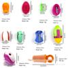 Multifunctional Rectangular Plastic Pencil and Eyebrow Sharpener