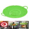 Tampa de silicone para tampa de vazamento para panelas, acessórios de cozinha, utensílios de cozinha, utensílios de cozinha para flores, acessórios de cozinha para casa, gadgets