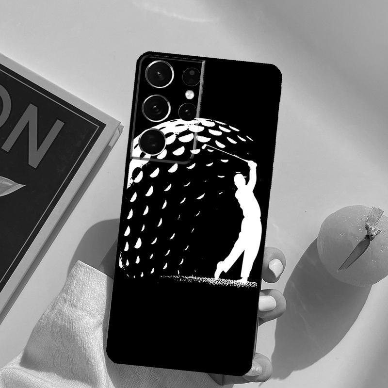 Sport Golf Ball Phone Case For Samsung Galaxy S25 S26 Ultra S24 S20 S21 S22 S23 Plus S10 S25 FE Back Cover