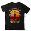 T-Shirt Charlie Don't Surf Retro Guerra del Vietnam Film Apocalittico Citazione Maglietta da Spiaggia