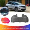 Car Engine Insulation for Citroen C5 Aircross C84 2017~2025 Hood Heat Sound Cotton Soundproof Cover Thermal Pad Mat Accessories Heat Shields 2