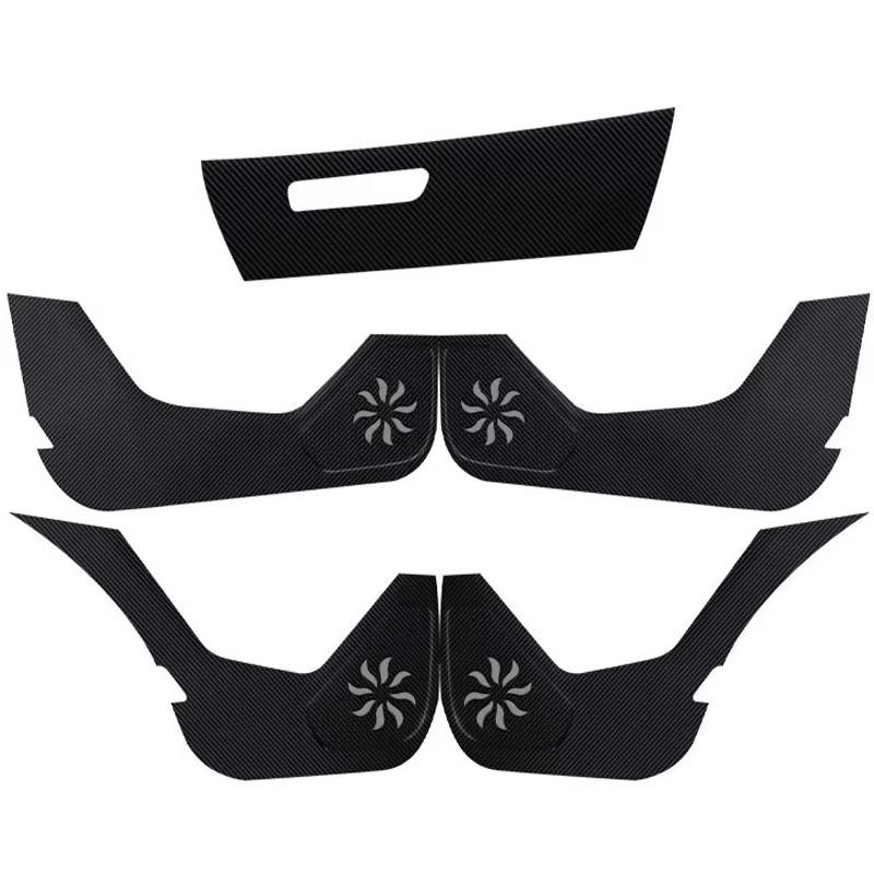 For Jetour X70 X70 PLUS Car Door Anti Kick Pad Protection Sticker Carbon Fiber Scratch Resistant Film Interior Accessories