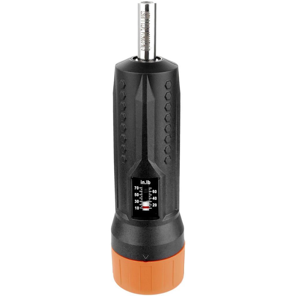 Torque Screwdriver 1/4" Range 10-70 In/lb W/ 1 In-lb Increment View Window