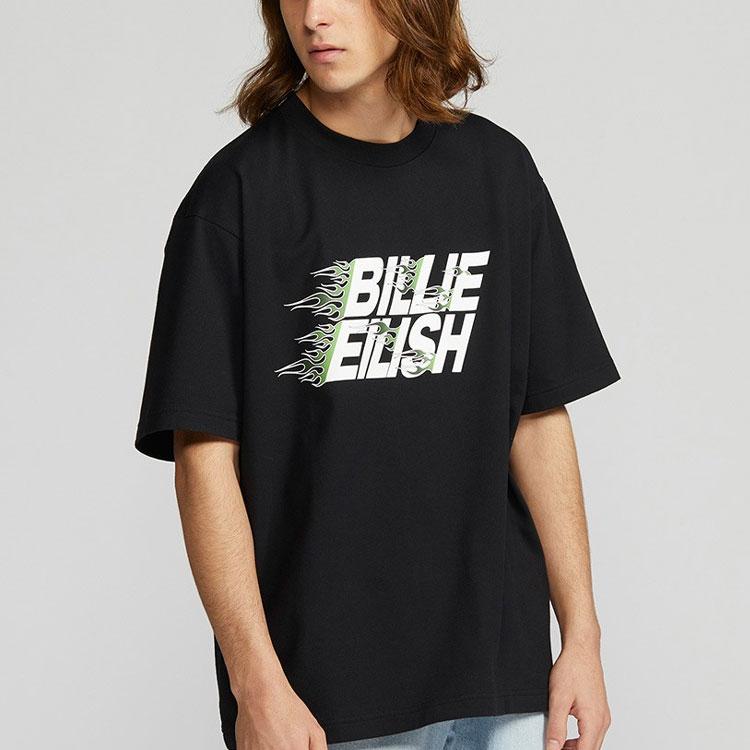 UNIQLO Murakami Takashi Collaboration Letter Print Short Sleeve T-Shirt Unisex Tops 424628-09