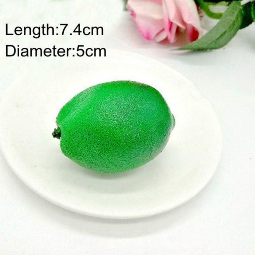 

1pcs Realistic Fruit Artificial Lemon Decorative Green