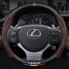 Pokrowiec na kierownicę z włókna węglowego do samochodu Dla Lexus F Sport ES200 ES260 ES300 RX300 LS500h GS300 IS300 CT200h NX300 LX570 GX460 HS