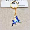 Creative Sheep Metal Keychain Compact Size Vintage Pendant Fashion Bag Charm for Purse Decor New Year Souvenir Gift