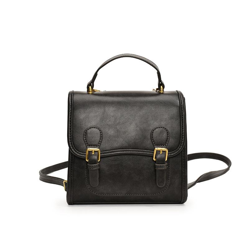 

Сумка-тоут женская новый модный рюкзак в стиле колледжа повседневный на плечо чёрный