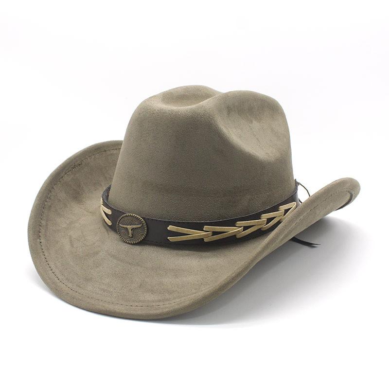 Knot Embroidered Wide Brim Hat With Polyester Wool For Spring Summer Cultural Fashion