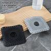 Silicone Sewer Outfall Drain Filter Round Shape Anti-blocking Sink Strainer Filter Hair Clean Up Floor Drain Mesh Cover