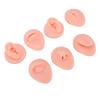 7pcs Silicone Body Parts Tongue Mouth Nose Eye Navel Ear Model Soft Practice Body Parts Kit