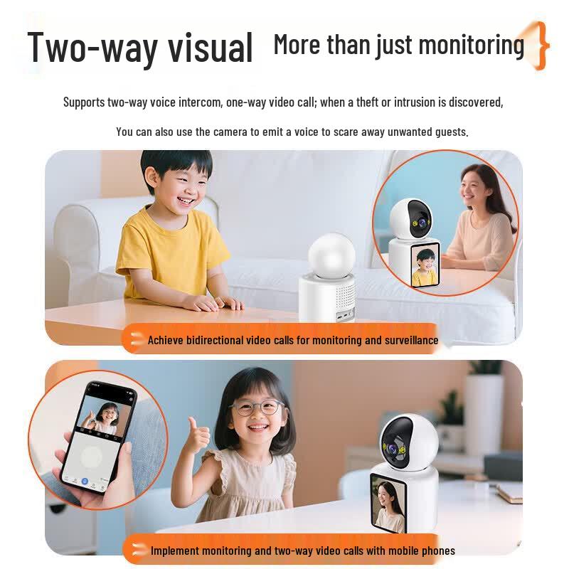 Newsmy 8MP WiFi AI Indoor Security Camera