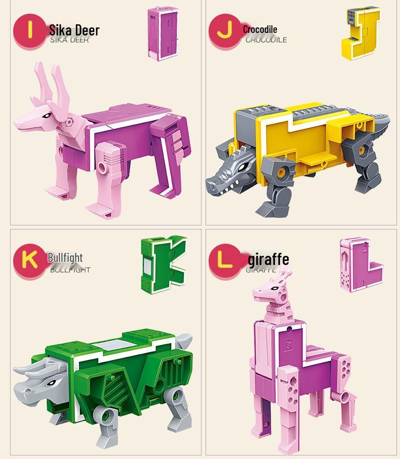 Dinosaur Robot Transformation Toy Set for 6-Year-Olds