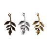 Filigree Leaf Charms Antique Alloy Pendants For Nature Inspired Jewelry