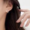 (14K) (Silver 92.5) Shado Natural Freshwater Pearl Earrings