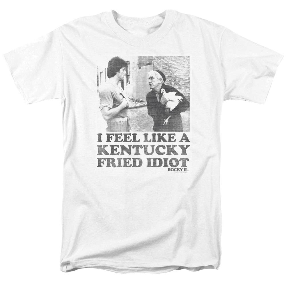 Rocky - Fried Idiot -  Unisex Short Sleeve Children s T-shirt - White 160