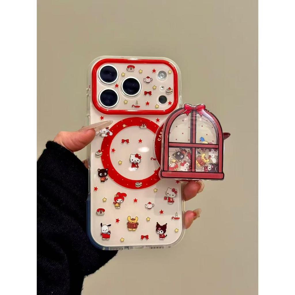 Sweet and cute star windowsill Sanrio Shake music for iphone17promax iPhone 16 case