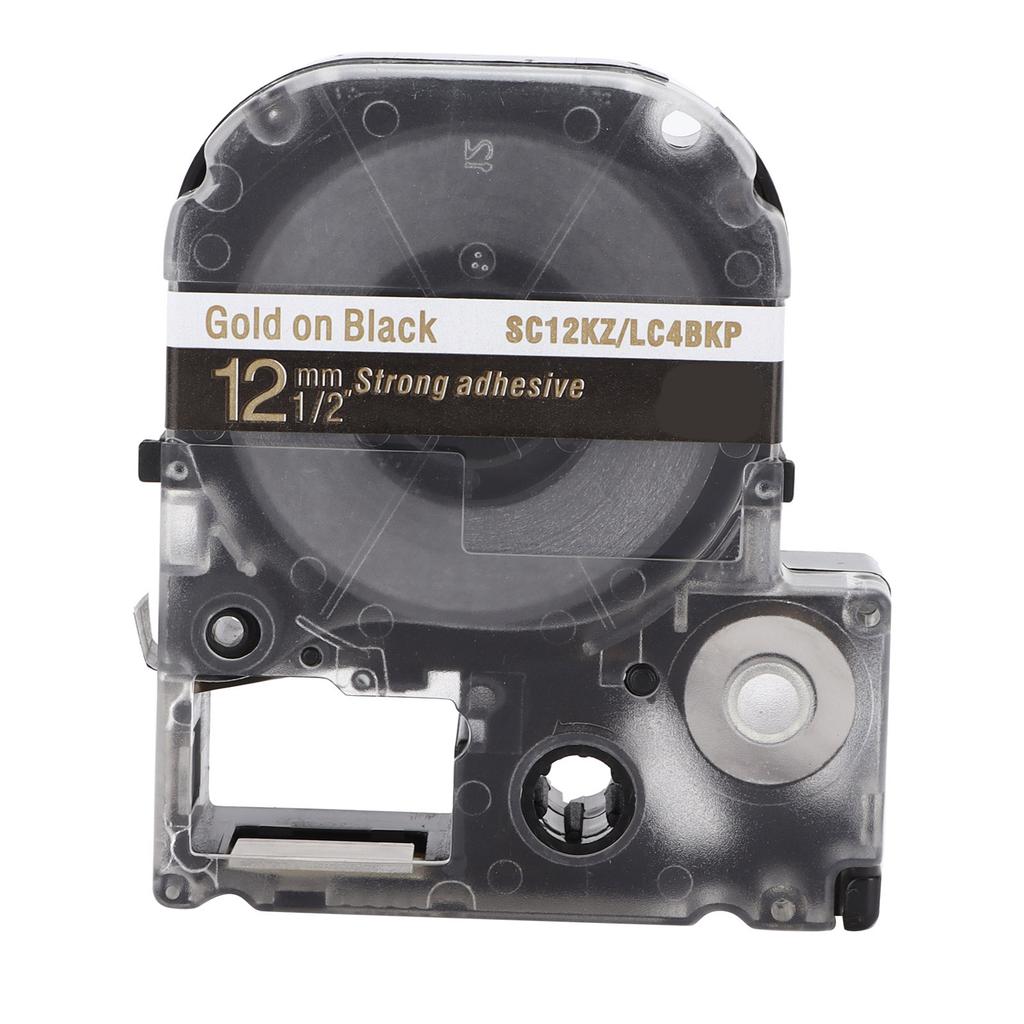 Labeling Tape Corrosion Wear Resistance 12mm Anti Corrosion Label Making for KING JIM Printer
