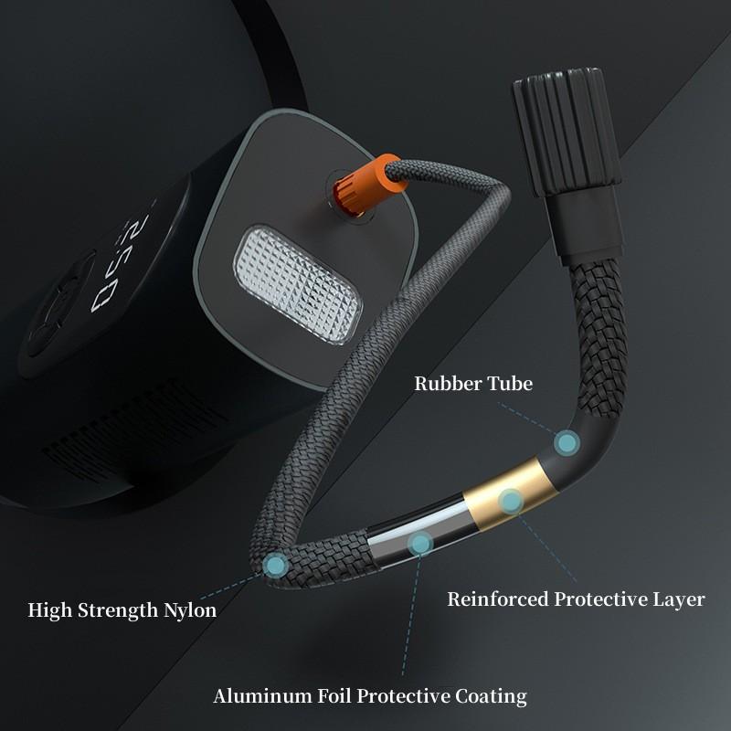 Car Air Pump Wireless DC Dual purpose Portable Air Compressor for Car Motorcycles Bicycle Electric Tire Inflator Digital Display