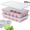 Vassoio in Silicone Extra-Large con 15 Scomparti per Cubetti di Ghiaccio, per Bevande Fredde, Grado Alimentare