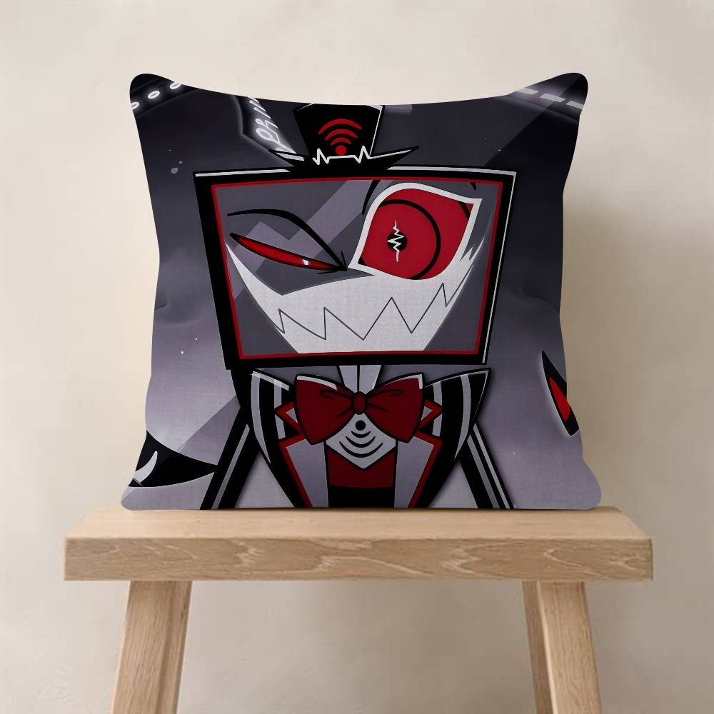 Anime H-Hazbin H-Hotel Kissenbezug Auto Überwurfskissenbezug für Sofa Auto Weihnachtsgeschenk