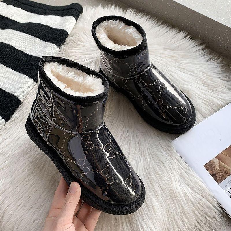 Fashion Soft Gray Waterproof Korean Style Women's Snow Boots Boot Hot Comfortable and Elegant Lamb Sale Designer Luxury Y2k Ladies Shoes