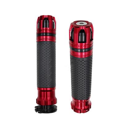 Motorfiets Stuurplug Aluminium Knopen Anti-Slip Stuur Handvatten CNC Motorfiets Accessoires