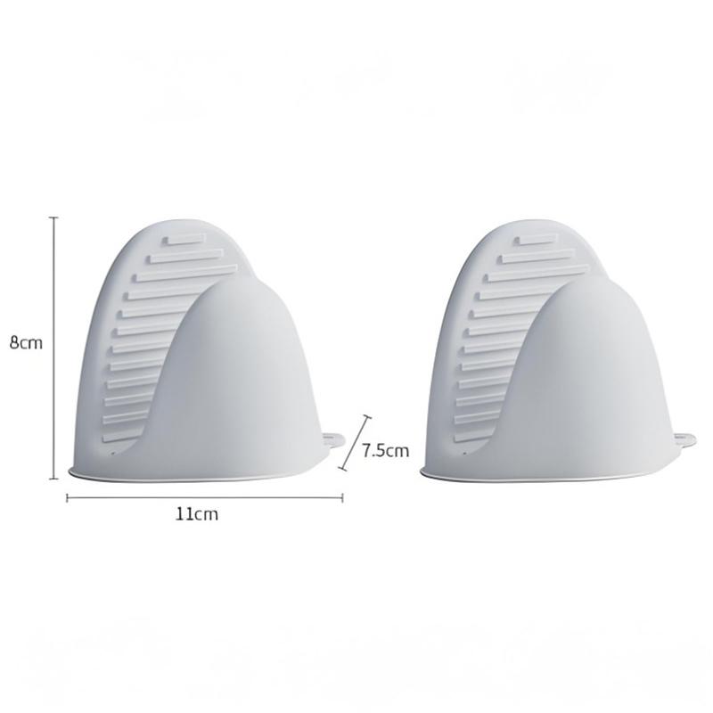 Thickened Silicone Heat Resistant Gloves Non Slip Oven Mitts Microwave Safe Kitchen Gloves For Baking Cooking