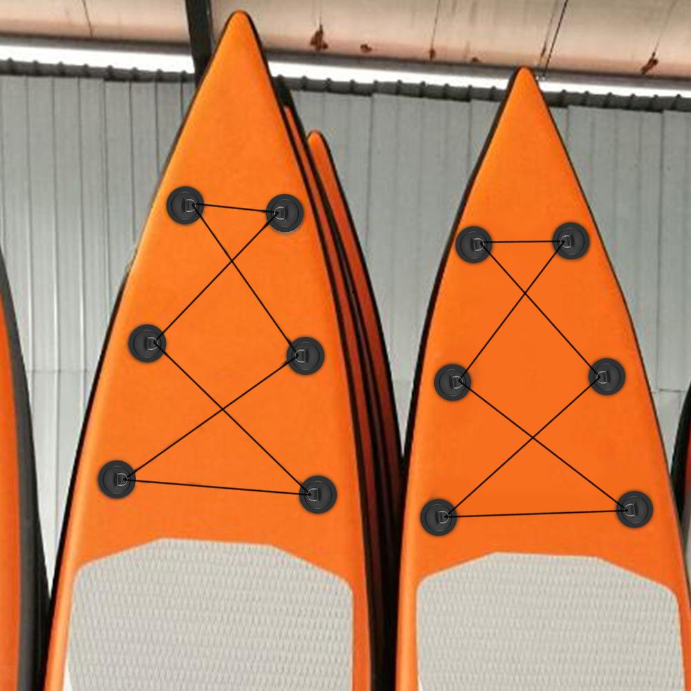 8cm D-Ring Patch D Ring Pad Seawater Resistant Stand Up Paddle Ring Patch D-Ring PVC Patch for Inflatable Boat Kayak