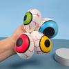 Halloween Augapfel Quetschspielzeug Realistischer TPR Stressabbau Ball Knebel Scherz Fidget für Kinder Erwachsene Tragbares Dekompressions-Gadget für Angst Partygeschenke