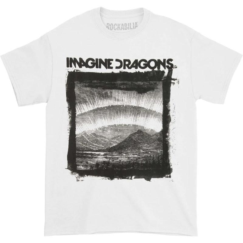 Retro Imagine Dragons Band An Independent Rock Band From The US Americanstyle Retro Mens Loose Tshirt