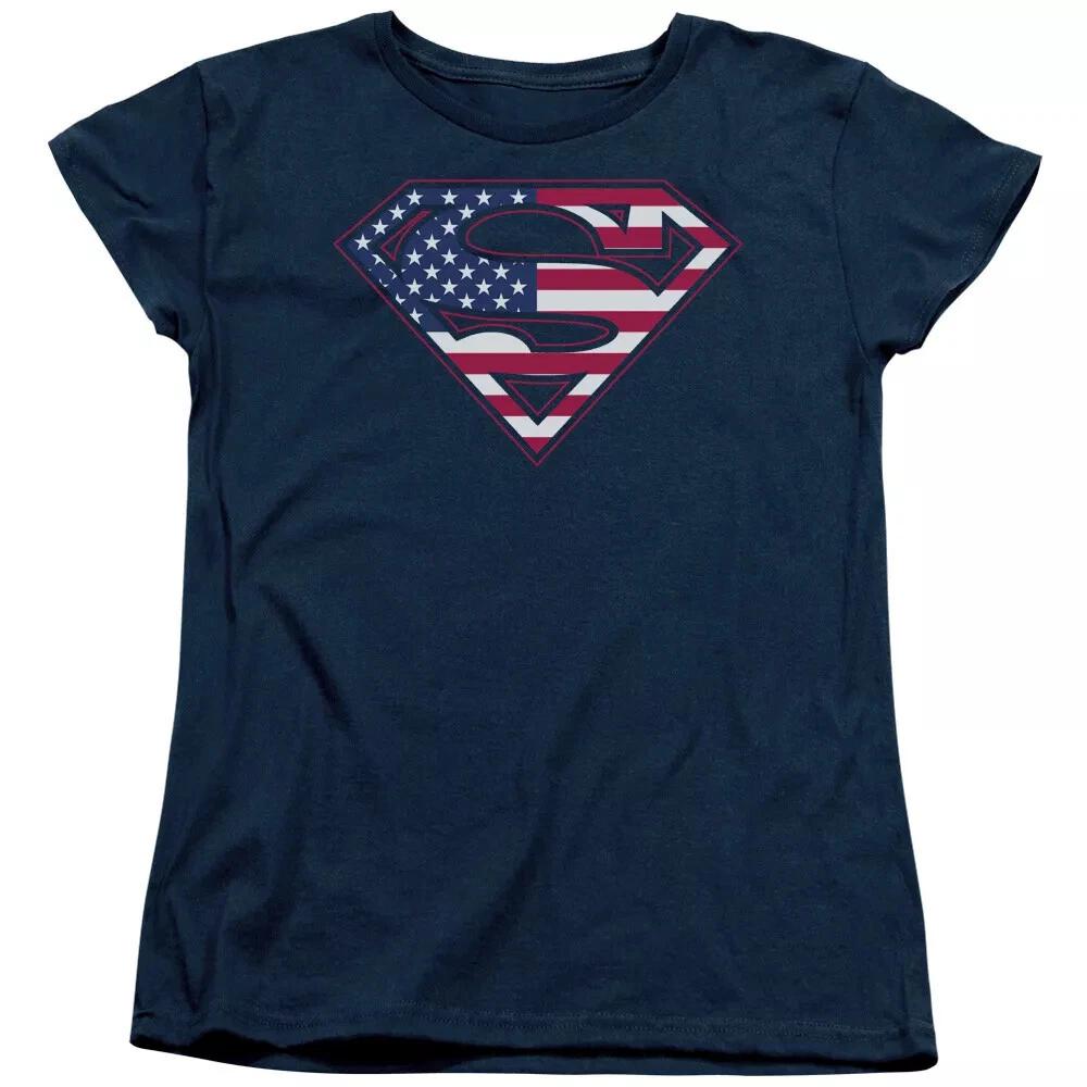 Superman  U.S. Shield  Women s T-Shirt M