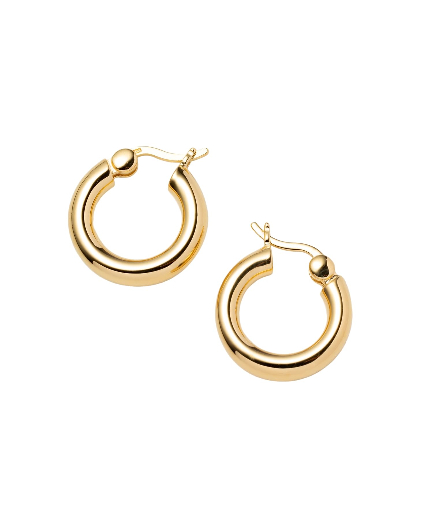 

Серьги-кольца Classic Hoops Thick Small Gold [Tom Wood] ECH96NA01S925-9K [предмет] золотой