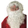 Santa Costume with Santa Beard, Santa Hat, Santa Wig for Adult Cosplay, Christmas Santa Costume Decoration for Women Men