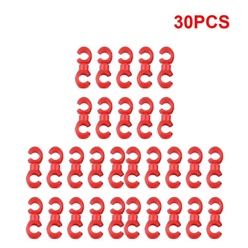 10-40pcs Bicycle Brake Gear Cable S Style Clips Rotating Buckle Hose Guide MTB Bike Cross Line Hook Tidy Clip Ring Clasp Cycling