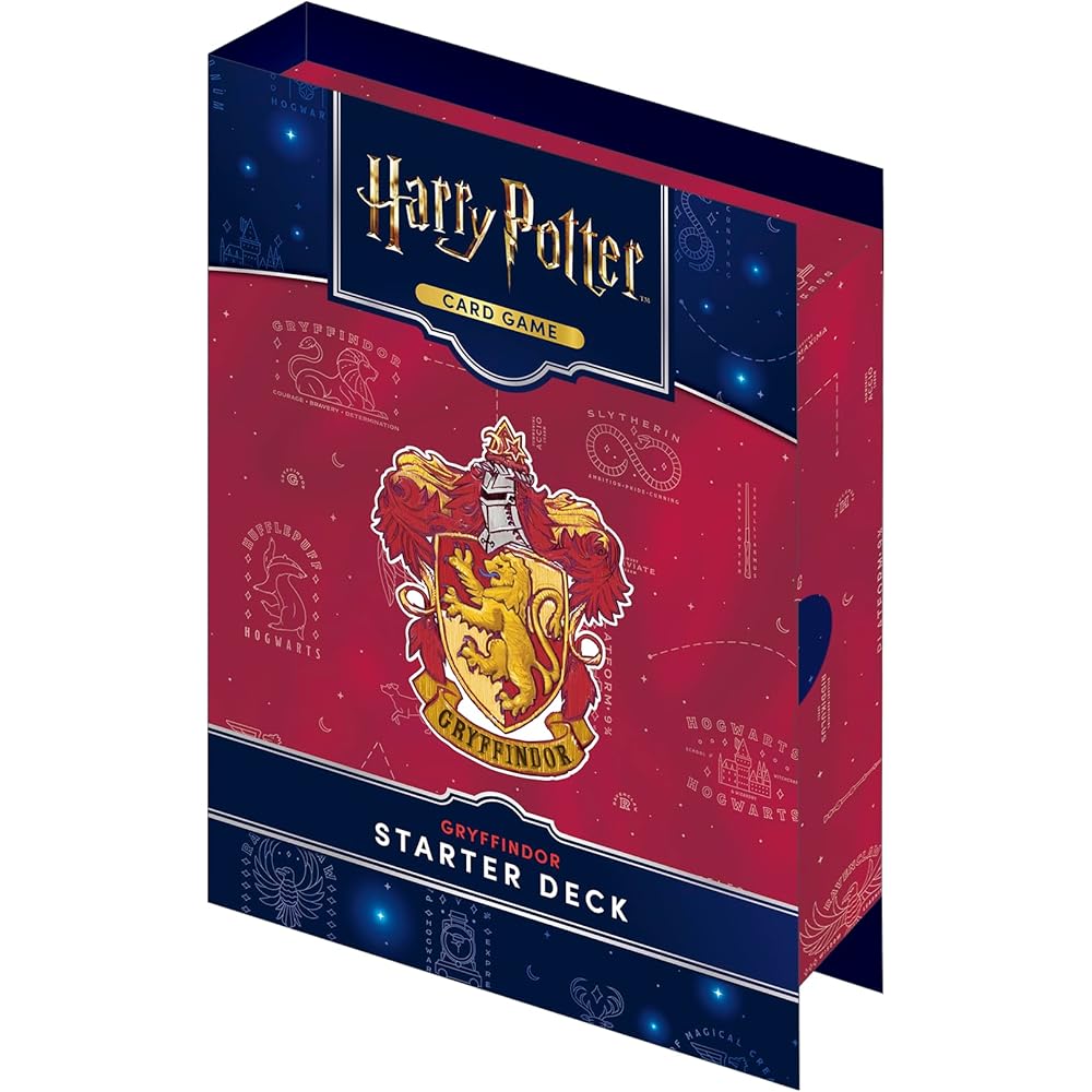 Harry Potter Gryffindor Starter Deck Card Game with Character Cards and Strategy Guide