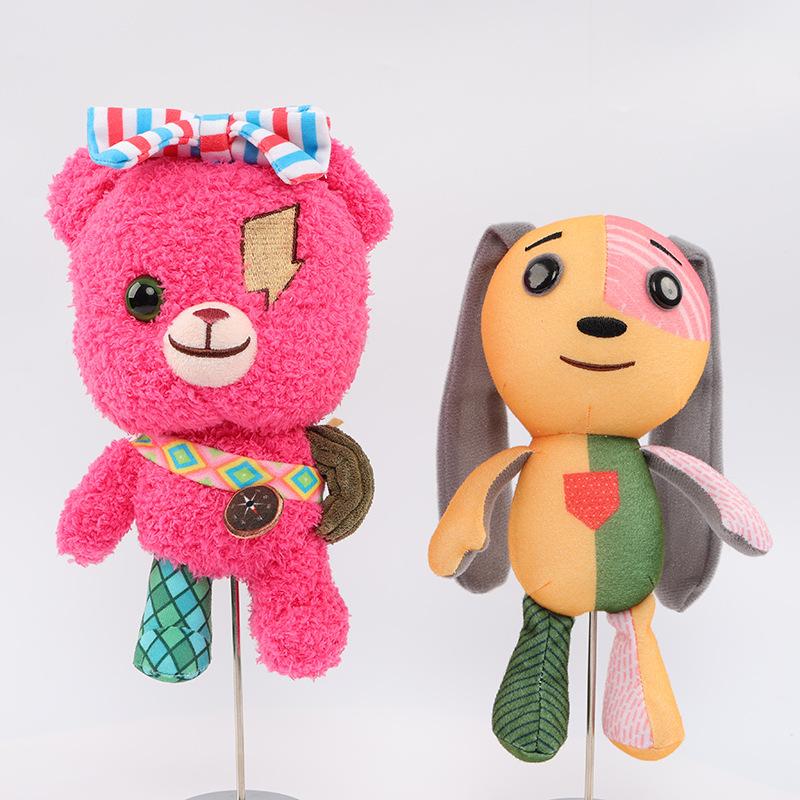Anime Lost Ollie Plush Toys Cartoon Dolls OLLIE ZOZO ROSY Stuffed Clown Rabbit Bearman Plushie Figure Birthday Christmas Gifts