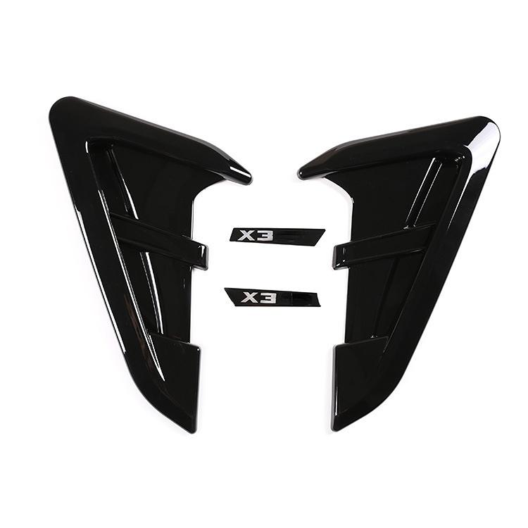 

Для Bmw X3 X4 G01 G02 G08 3D спортивный стиль наклейка на кузов автомобиля акульи жабры крыло эмблема Стайлинг декоративный X3