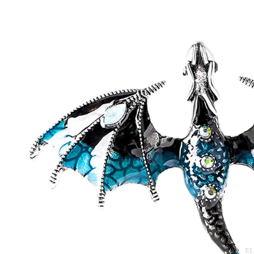 Men Brooch Fashion Jewelry Animal Gift Daily Decoration Alloy Punk Vintage Breastpin Badge Bag Pin
