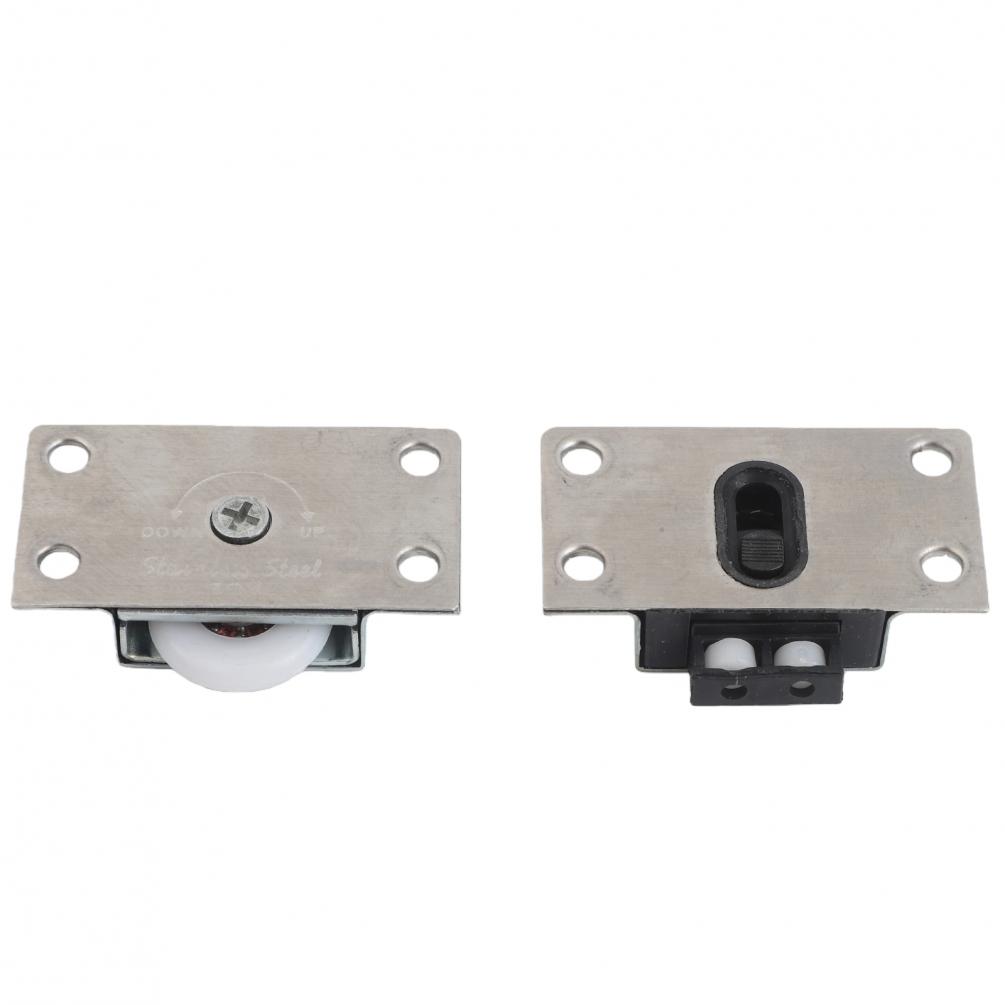Stainless Steel Door Rollers Sliding Wheel Cupboard Wardrobe Furniture