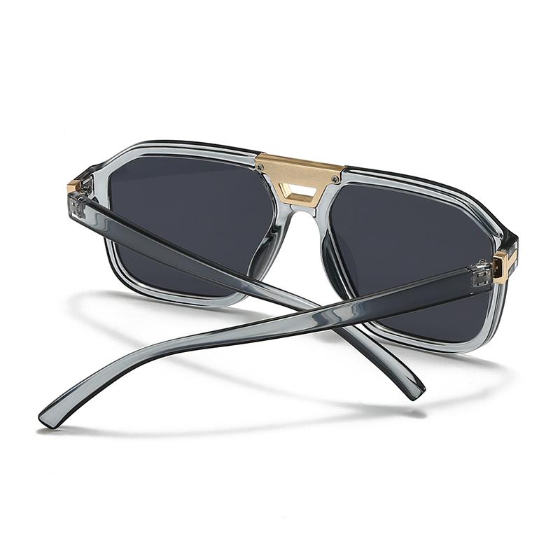  Export New Modern Retro Large Frame Men'S Sunglasses Ins Style Street Shooting Big Brand Ink Lh290