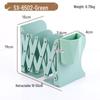 Metal Foldable Book Stand & Pen Holder: Large Desktop Bookend Storage Rack