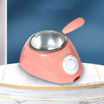 1 Set 250ml Chocolate Melt Fondue Food Grade Energy-saving Metal Candy Melting Pot Chocolate Fondue Melter Machine Set for Home