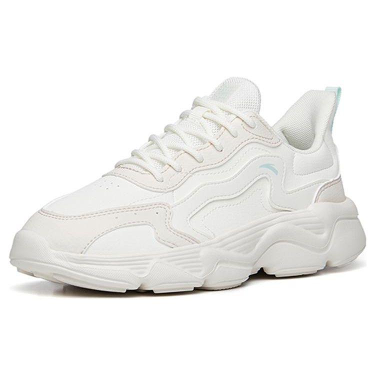 Anta Dance Battle 2.0 Mesh Shock Absorption Non-Slip Wear-Resistant Low-Top Sports Casual Shoes Women Sneakers White Gray 122238860-5
