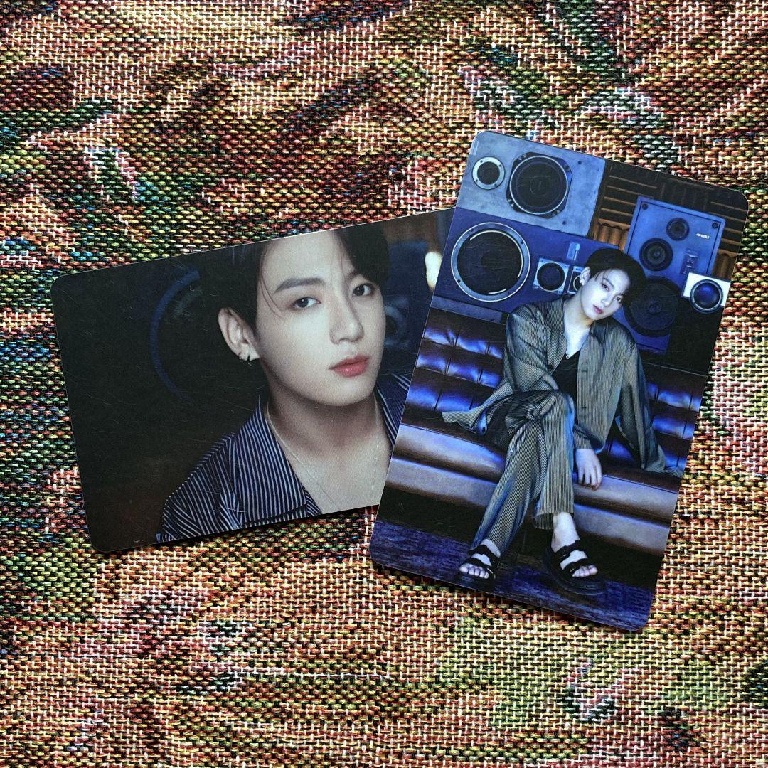 

[USED] Korean Jungkook Unreleased BTS BE Bangtan Lucky Drop Trading Cards 2 Pieces