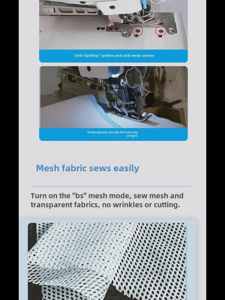 High-Speed Electric Overlock Sewing Machine for Thick Materials - Jack Industrial & Home Use