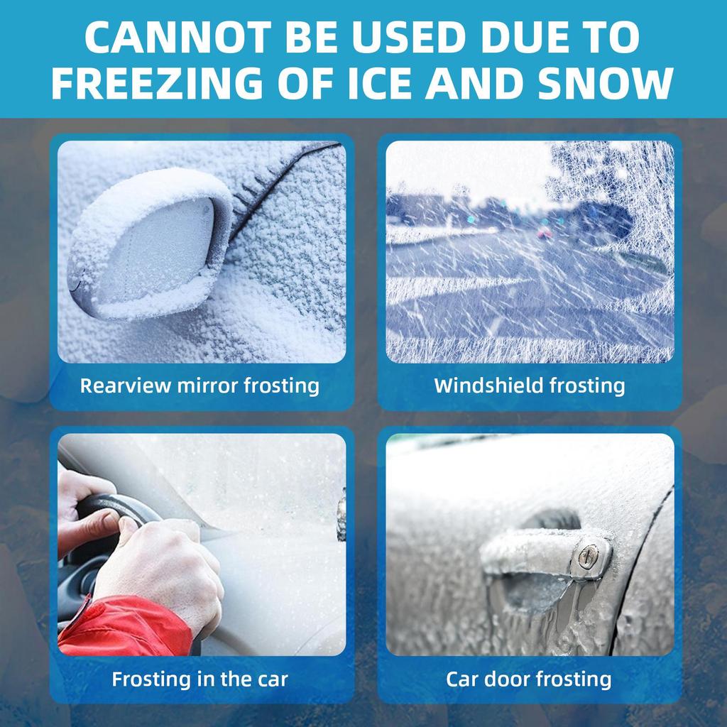 RAYHONG Car Snow Removal Tool Car Window Glass Ice Snow Remover Anti Freeze Device Winter Deicing Device Freeze Prevention for Car